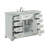 Hermes 48 " W Freestanding Standard 1 Single Vanity Bathroom Vanity With Marble Top-1995014184