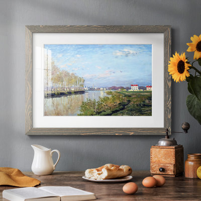 Argenteuil, la seine, 1872, reproduction d'art sur papier