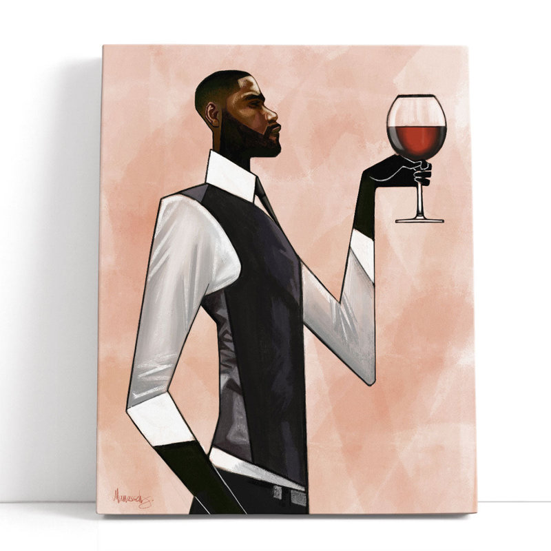 Toast-Man - reproduction d'art sur toile, H 30 po x l 24 po
