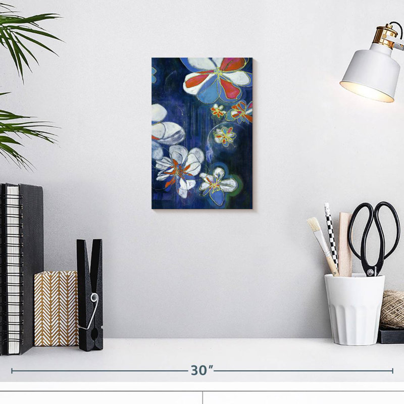 Harnek Night Blooms II, H 12 po x l 8 po