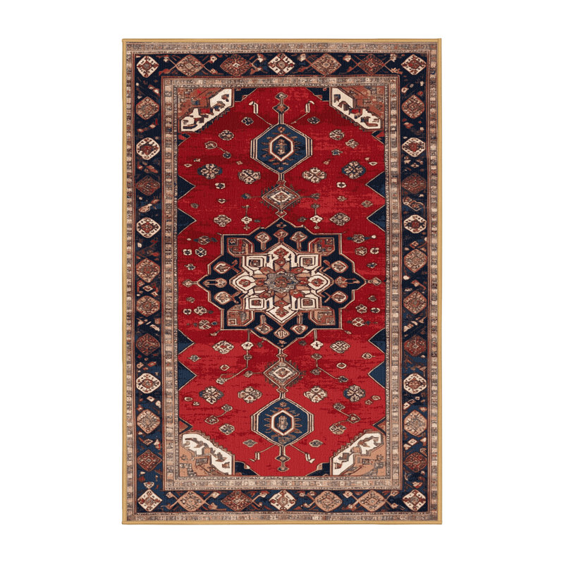 Tapis brun lavable à la machine, Rectangle 2 pi x 3 pi