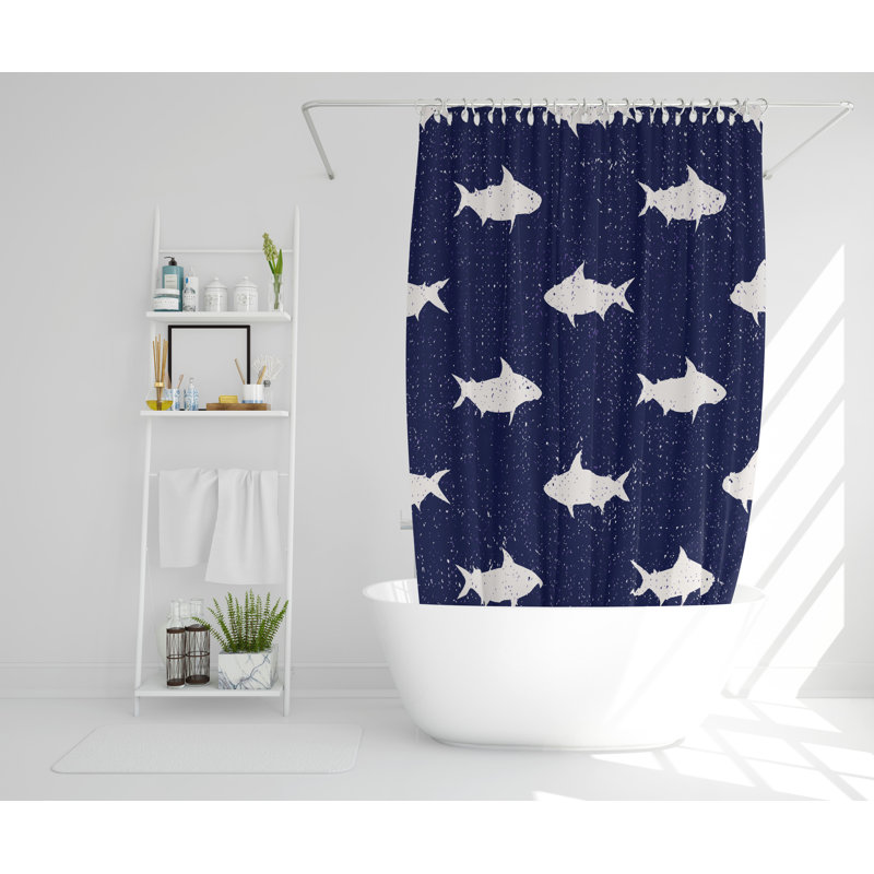 Madisyn Polyester Shower Curtain, 168cm H x 168cm W