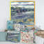 «Autumn Landscape By The River», reproduction d'art sur toile traditionnelle-66837337-66837338
