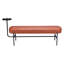 Banc rembourré en similicuir Plonce