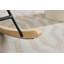 Chaise berçante moderne, fauteuil oscillant rembourré-12685868