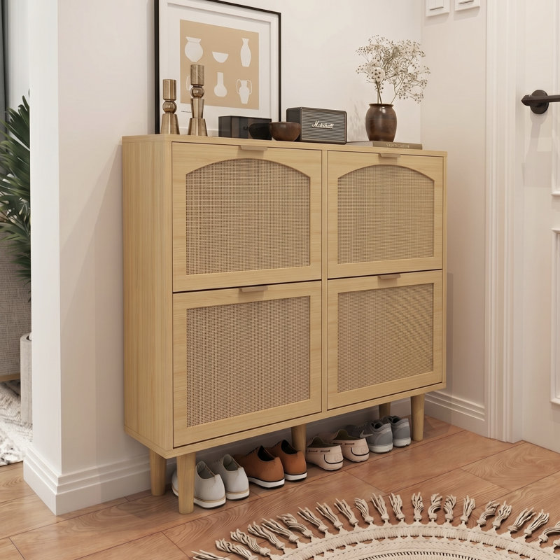 Shoe Storage, Natural Wood