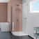 35.43'' W 78.74'' H Framed Double Slide Shower Enclosure