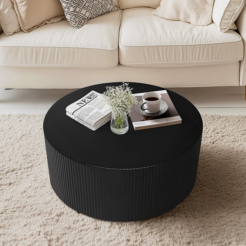 Table basse 35,83 po, Noir
