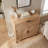 32.87" Tall Solid Wood 2-door Accent Cabinet