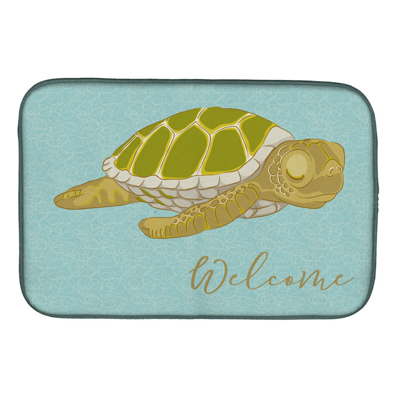 Tapis de séchage sea turtle welcome
