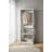 32" White Wood Walk-In Closet With One Rod