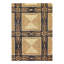 Geometric Area Rug in Navy Blue