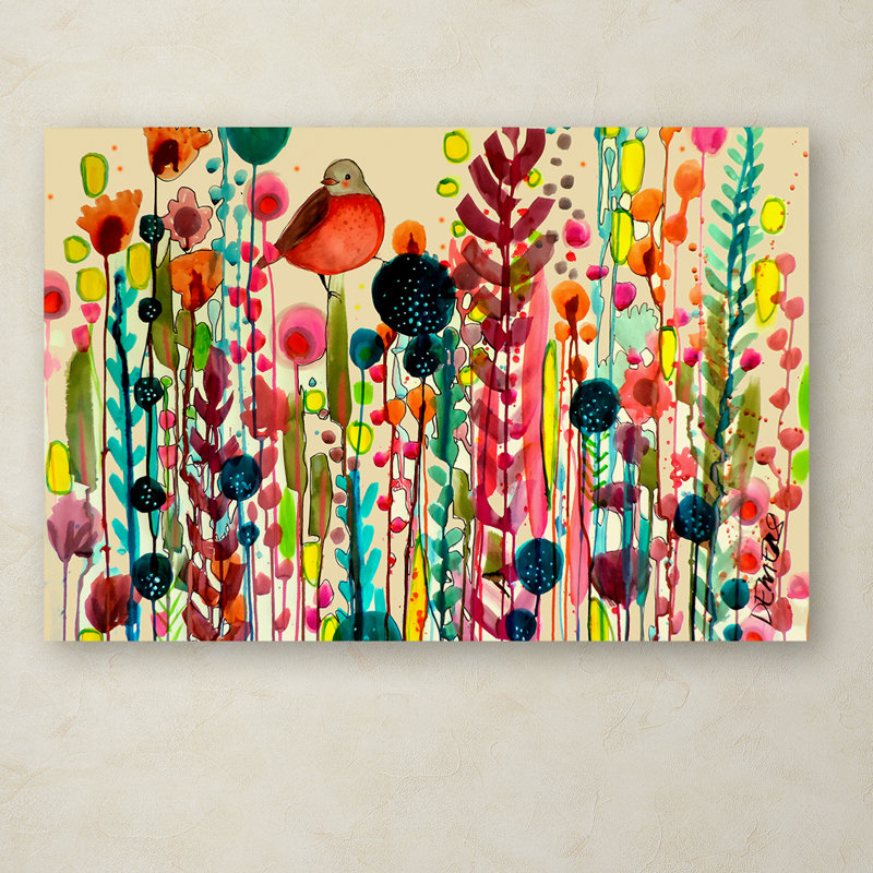 «Fiesta» par Breagh, impression sur toile tendue, H 30 po x l 47 po