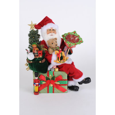 Lighted Merry Christmas Santa