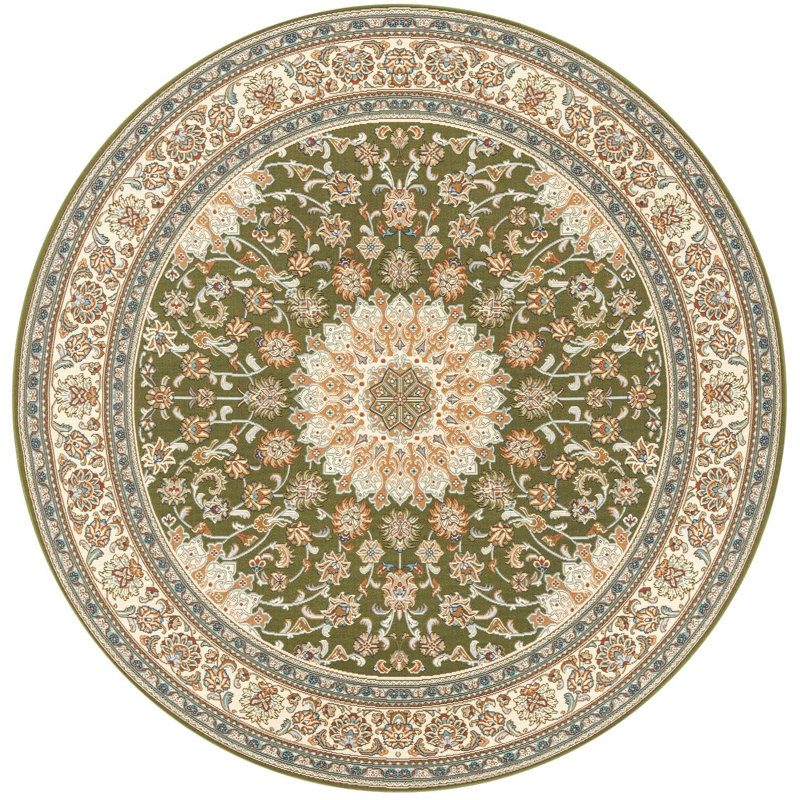 Tapis vert traditionnel Tollefson, Rond 7 pi 10 po