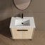 Base de meuble-lavabo 30 po avec lavabo, armoire de rangement avec portes, bois d'ingénierie