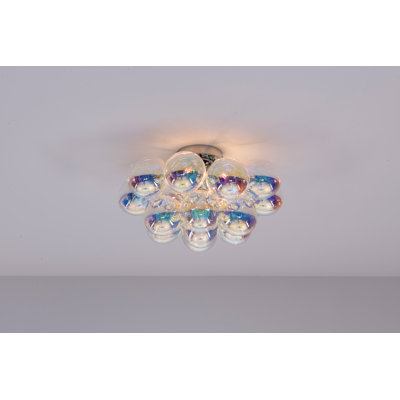 Abdurrahman Glass Semi Flush Mount