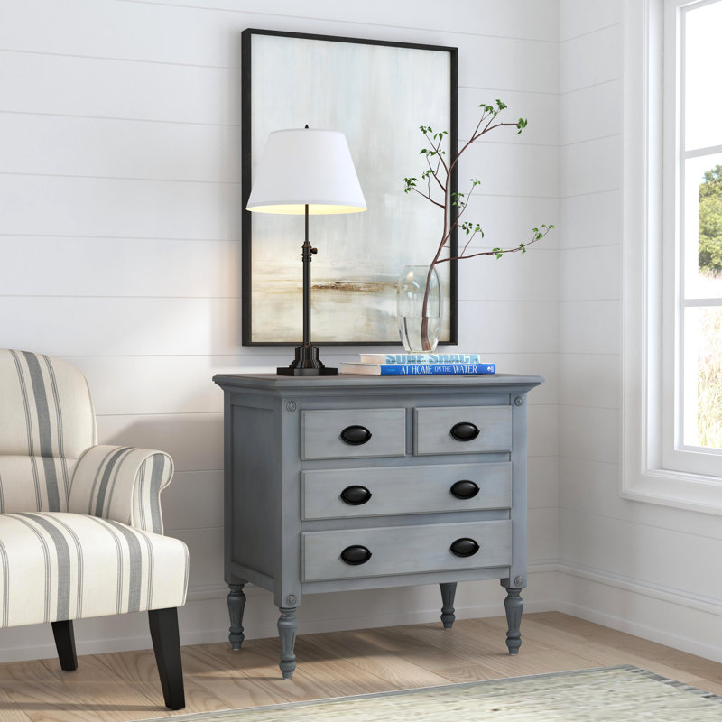 Easterbrook 4 Drawer Chest, Off-White