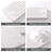 Faucet Mat Set of 2 for Kitchen & Bathroom Sink | 23.6” x 4” White Diatomite Stone Drying Mat, Super Absorbent Fast Drying Sink Splash Guard & Counter Protector