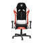 Noir avec fauteuil de jeu rouge et blanc