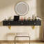 Tablette flottante murale 47 "avec tiroir GO - coiffeuse ou bureau