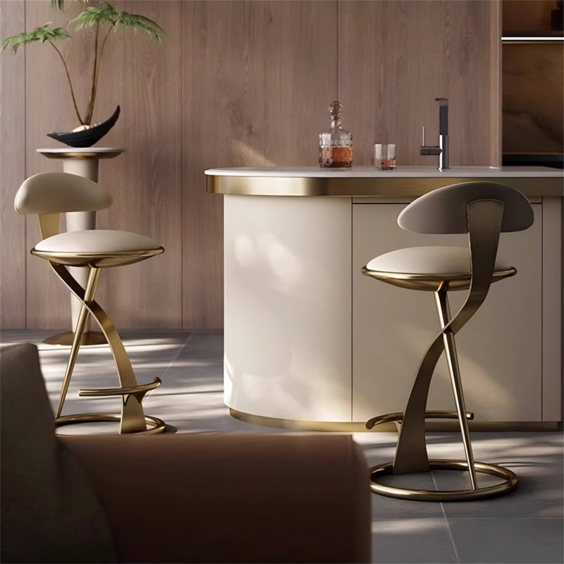 Modern and Stylish Stool, Counter Stool (25.59” Seat Height)