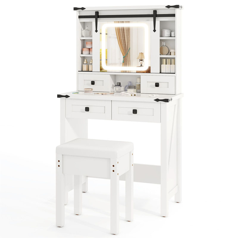 Dressing Table with Mirror