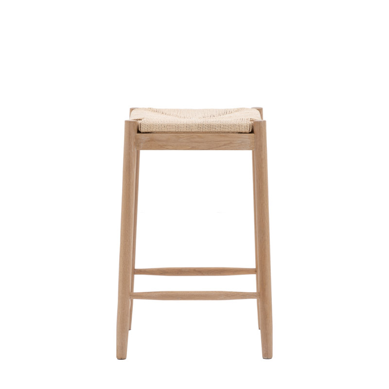 Crocker Yes Bar Stool with Solid Wood Frame