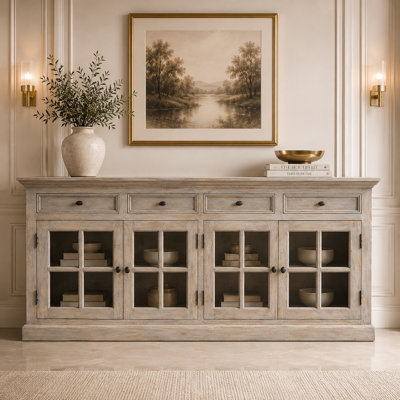 Daquane 65.0'' Solid Wood Sideboard