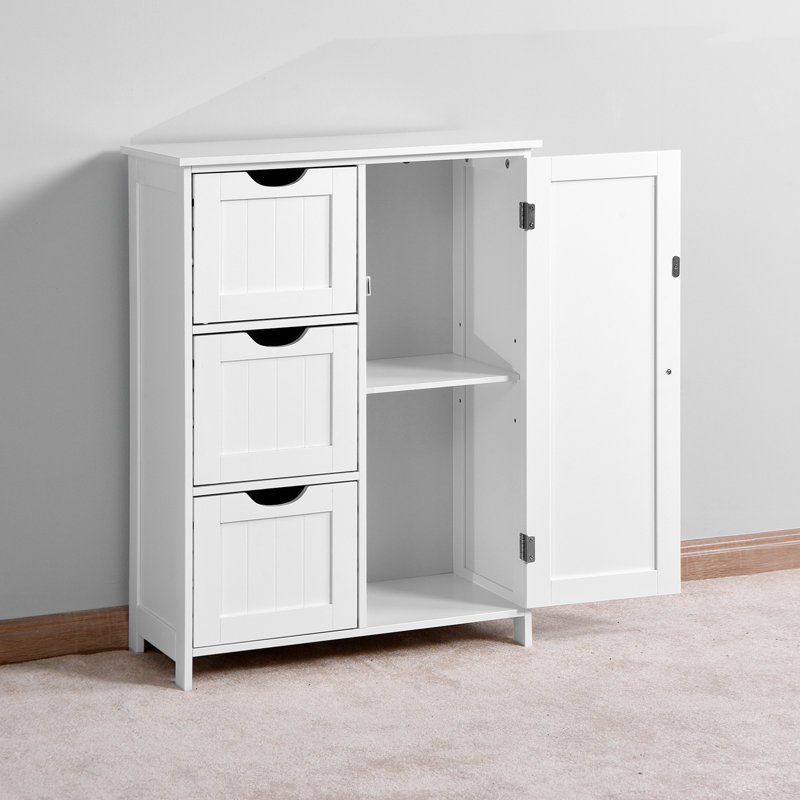 Hilda Freestanding Bathroom Cabinet, White