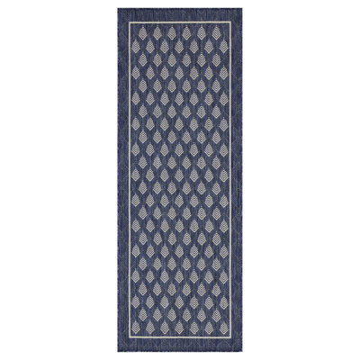5 Ft. 3 In. X 7 Area Rug - Blue, Sunshine Collection, Polypropylene, For Indoor  Outdoor Spaces Blue In., Gchar2007, Stain- All Areas Of Home