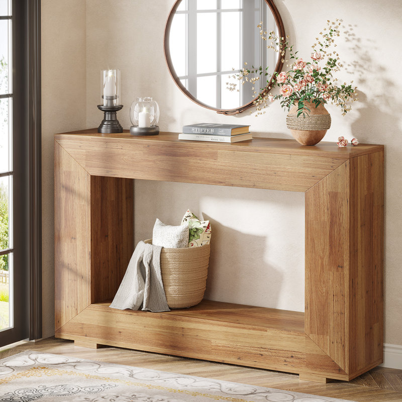Breisch 47.2'' Console Table, Light Brown