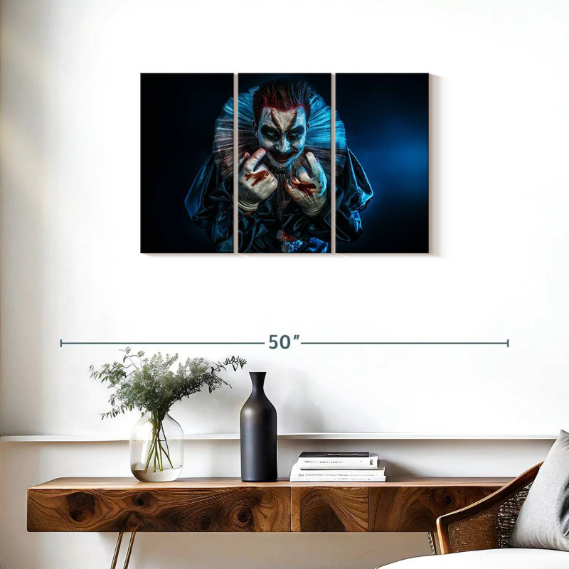 Devil Clown, 20" H x 33" W