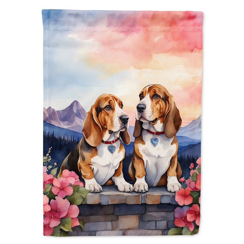 Drapeau pour chien double face H 40 po x l 28 po