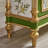 Green Solid + Manufactured Wood Shoe Storage Bench