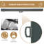 Dakota Fields 300cm W x 9cm D Polyester Cover Retractable-658803811