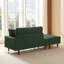 Chaise longue d'intérieur rembourrée avec repose-pieds Boucle Méridienne-119212556
