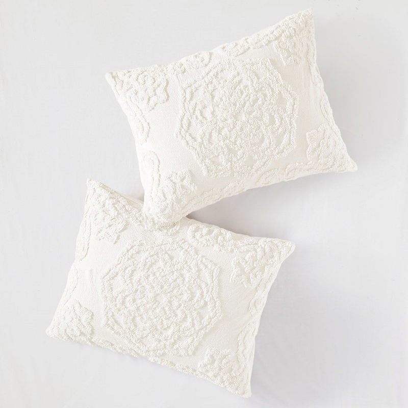 3 édredons en médaillon en coton pour lit très grand / très grand lit avec étonnement