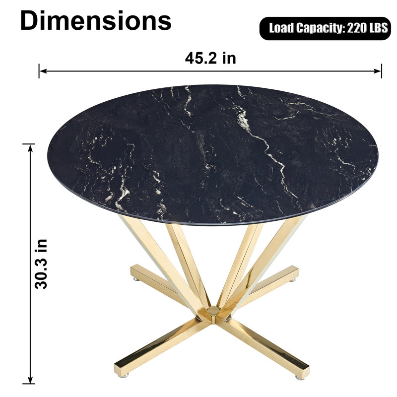 Table de salle à manger 45 po Modern Modern