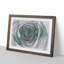 Mint Green Rose - Picture Frame Graphic Art Print-55733662-55733663