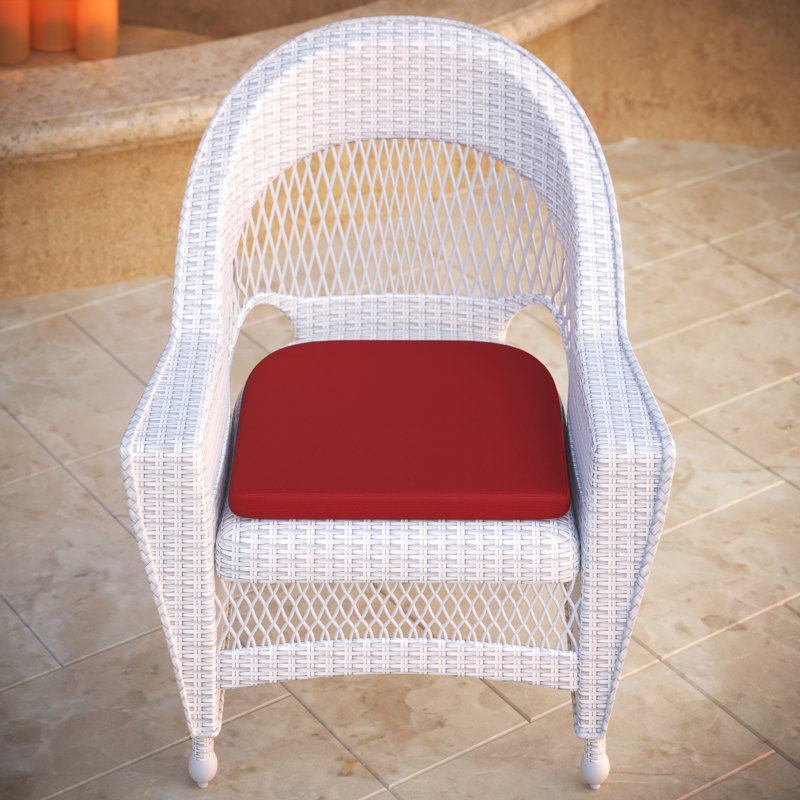 Dining ChairSeat Pad Replacement Cushion – 17.5L x 18.5W x 2D, Canvas Jockey Red Sunbrella® Canvas
