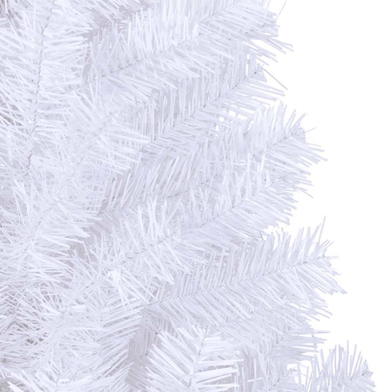 Grand arbre de Noël en PVC blanc