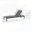 CAPE CORAL KD CHAISE LUNGE BLK (MP2) ENSEMBLE DE 2, parfait pour la détente estivale et le confort au bord de la piscine