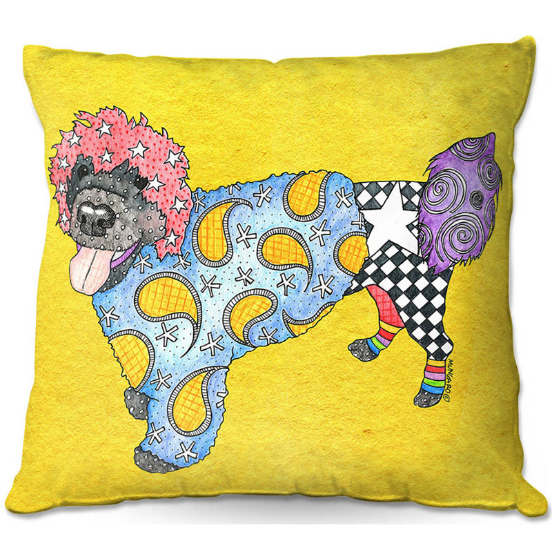  Coussin Couch, 18 po x 18 po, Or
