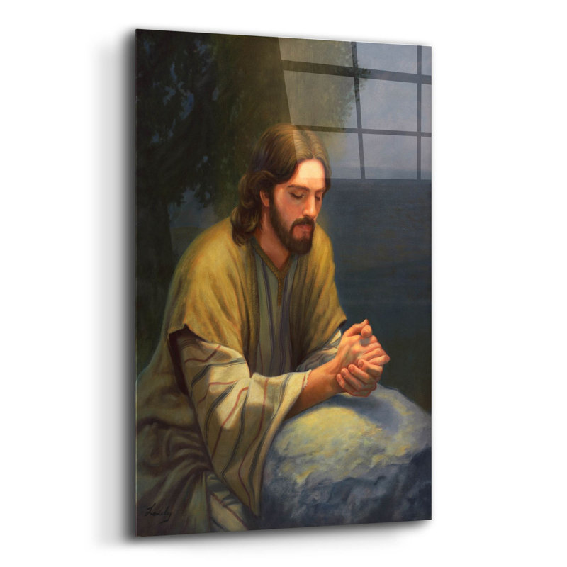 Red Barrel Studio 'The Intercession' By David Lindsley, Acrylic Glass Wall Art, H 16 po x l 12 po x P 0,2 po
