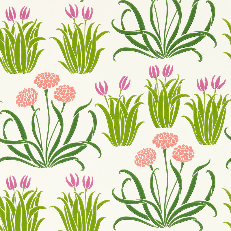 Glade 10.05m x 52cm Matte Wallpaper Roll, Tulip Fields