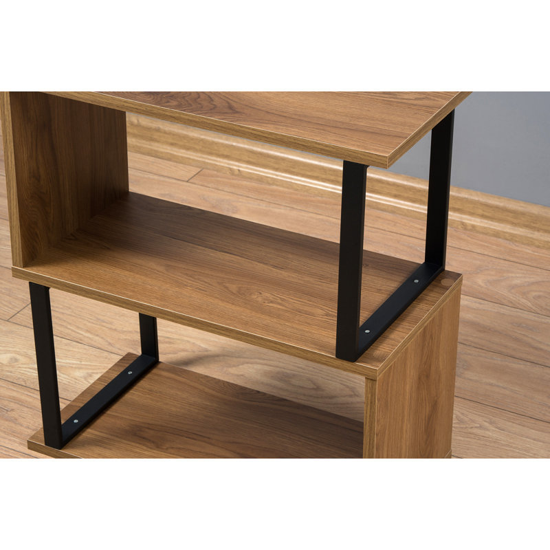 Hawtree End Table, Oak/Black