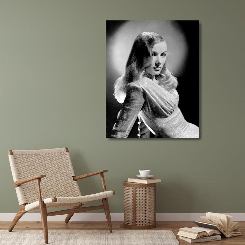 «Latitude Run® Hollywood Photo Gallery Gallery», art sur toile tendue: Veronica Lake (64_488743), H 34 po x l 28 po
