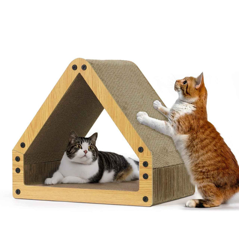 Chaise longue pour chat House, Brun
