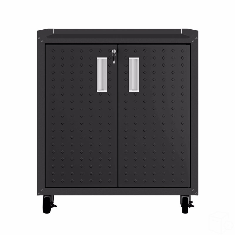 Armoire de garage 30 po, Noir